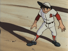 a man in a baseball uniform with the letter l on his chest