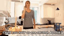 Gayle Waters Hold On One Second GIF - Gayle Waters Hold On One Second Talking GIFs