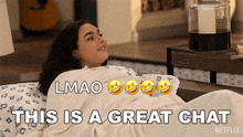 This Is A Great Chat Ashley Garcia GIF - This Is A Great Chat Ashley Garcia The Expanding Universe Of Ashley Garcia GIFs