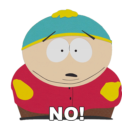 No Eric Cartman Sticker - No Eric Cartman South Park Stickers