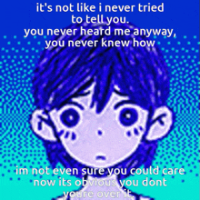Omori I Know I Was Never The Best At Saying It GIF - Omori I Know I Was Never The Best At Saying It Or The Best In General GIFs