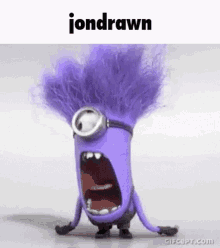jondrawn jonathandrawn drawnathan jondrawnathan purple minion