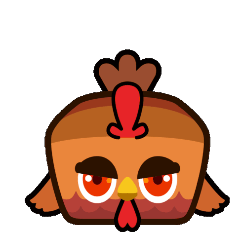 Bird Chicken Sticker - Bird Chicken Animal Stickers