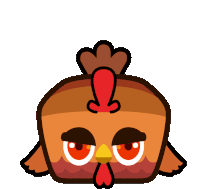 Bird Chicken Sticker - Bird Chicken Animal Stickers