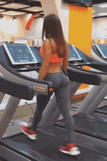 treadmill gym exercise booty bum