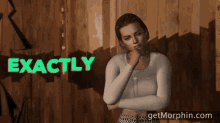 Margot Robbie Exactly GIF - Margot Robbie Exactly Youre Right GIFs