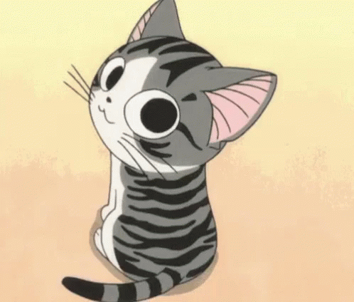 cat anime gif - Clip Art Library