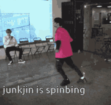 Jungkook Spinning Jungkook Spins GIF - Jungkook Spinning Jungkook Spins Funny GIFs