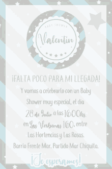 Valentin Baby Shower Invitation GIF - Valentin Baby Shower Invitation Card GIFs