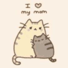 Mom Pusheen GIF - Mom Pusheen Cat GIFs