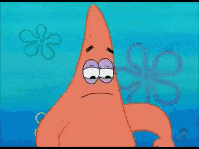 patrick star from spongebob is holding a bunch of money in his hand and says i have $ 3.00