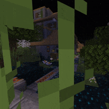 the community village when illegals come to the city is shown in a minecraft game