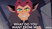 What Do You Want From Me Catra GIF - What Do You Want From Me Catra She Ra And The Princesses Of Power GIFs