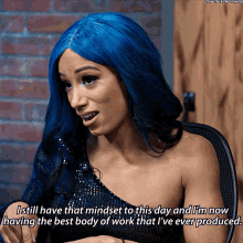 Sasha Banks I Still Have That Mindset To This Day GIF - Sasha Banks I Still Have That Mindset To This Day Having The Best Body Of Work GIFs