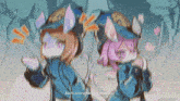 a cartoon of two police officers with the words look a surprise performance on the bottom