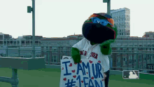 Boston Red Sox Wally The Green Monster GIF - Boston Red Sox Wally The Green Monster I Am Ur Number1fan GIFs