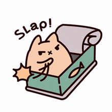animal kitty cat cute slap