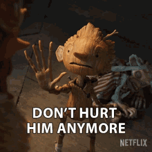 Dont Hurt Him Anymore Pinocchio GIF - Dont Hurt Him Anymore Pinocchio Guillermo Del Toros Pinocchio GIFs