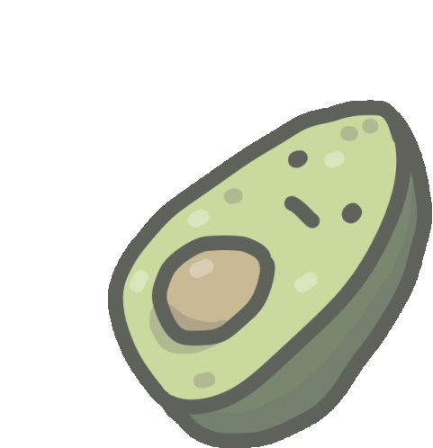 Avocado Green Sticker - Avocado Green Food Stickers