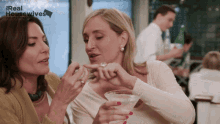 Olive Meal Share GIF - Olive Meal Share Sonja Luann Olive Share Rhony GIFs