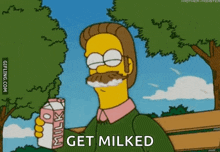 Milk Simpsons GIF - Milk Simpsons GIFs