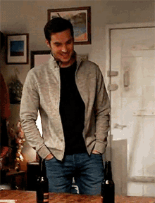 Kai Parker Smiling And Walking To Get A Beer GIF - Kai Parker Smiling And Walking To Get A Beer The Vampire Diaries GIFs
