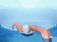 游泳 游水 动漫 动画 GIF