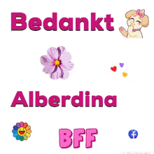 Bedankt Alberdina Thanks Alberdina GIF - Bedankt Alberdina Thanks Alberdina Bff GIFs