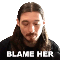 Blame Her Bionicpig Sticker - Blame Her Bionicpig Put The Blame On Her Stickers
