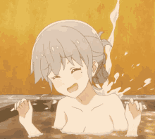 asteroid in love mari morino anime manga series showering