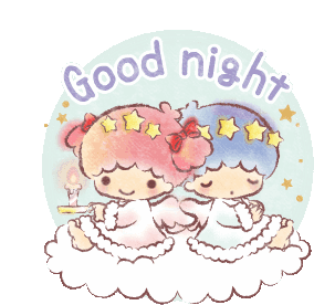 Good Night Sticker - Good Night Hello Stickers
