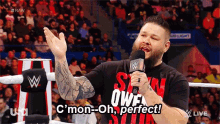 wwe kevin owens cmon oh perfect perfect oh perfect