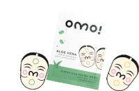 Omo Omo Sheet Mask Sticker - Omo Omo Sheet Mask Omo Aloe Stickers