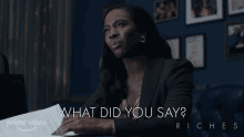 What Did You Say Nina Richards GIF - What Did You Say Nina Richards Riches GIFs