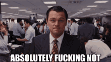 Wolf Of Wall Street No GIF - Wolf Of Wall Street No Fuck No GIFs