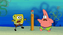 Spongebob Patrick GIF - Spongebob Patrick Pencil GIFs