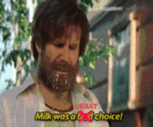 Milk Was A Great Choice Will Ferrell GIF