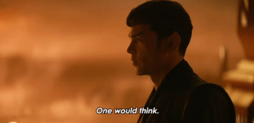 One Would Think Spock GIF - One Would Think Spock Ethan Peck GIFs