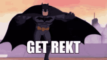 Get Rekt Batman GIF - Get Rekt Batman Harley Quinn GIFs