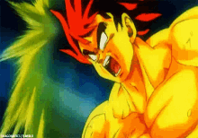 Dbz Goku Falsessj Ssj Angry GIF - Dbz Goku Falsessj Ssj Angry GIFs