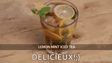 Delicieux Lemon Tea GIF - Delicieux Lemon Tea Tea GIFs