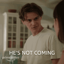 Hes Not Coming Conrad GIF