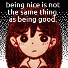 Directed Being Nice Is Not The Same As Being Good GIF - Directed Being Nice Is Not The Same As Being Good GIFs