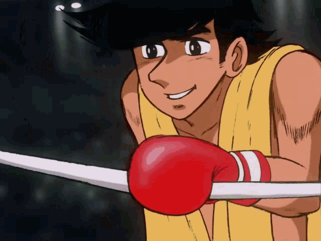 Ashita no Joe Joe yabuki Anime Manga Boxing Anime boxing Glove poster  png  PNGEgg