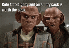 Rule 109 Dignity And An Empty Sack Is W GIF