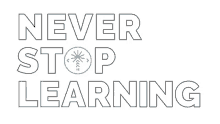 never stop keep going never stop learning