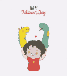 Happy Childrens Day The Doodle Desk GIF - Happy Childrens Day The Doodle Desk Bal Diwas Mubarak GIFs