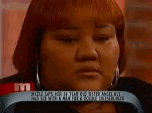 nicole says her 14 year old sister angelique has sex with a man for a double cheeseburger