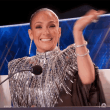 Waving Jennifer Lopez GIF - Waving Jennifer Lopez World Of Dance GIFs