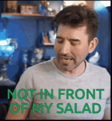 Luigi Not In Front Of My Salad GIF - Luigi Not In Front Of My Salad GIFs